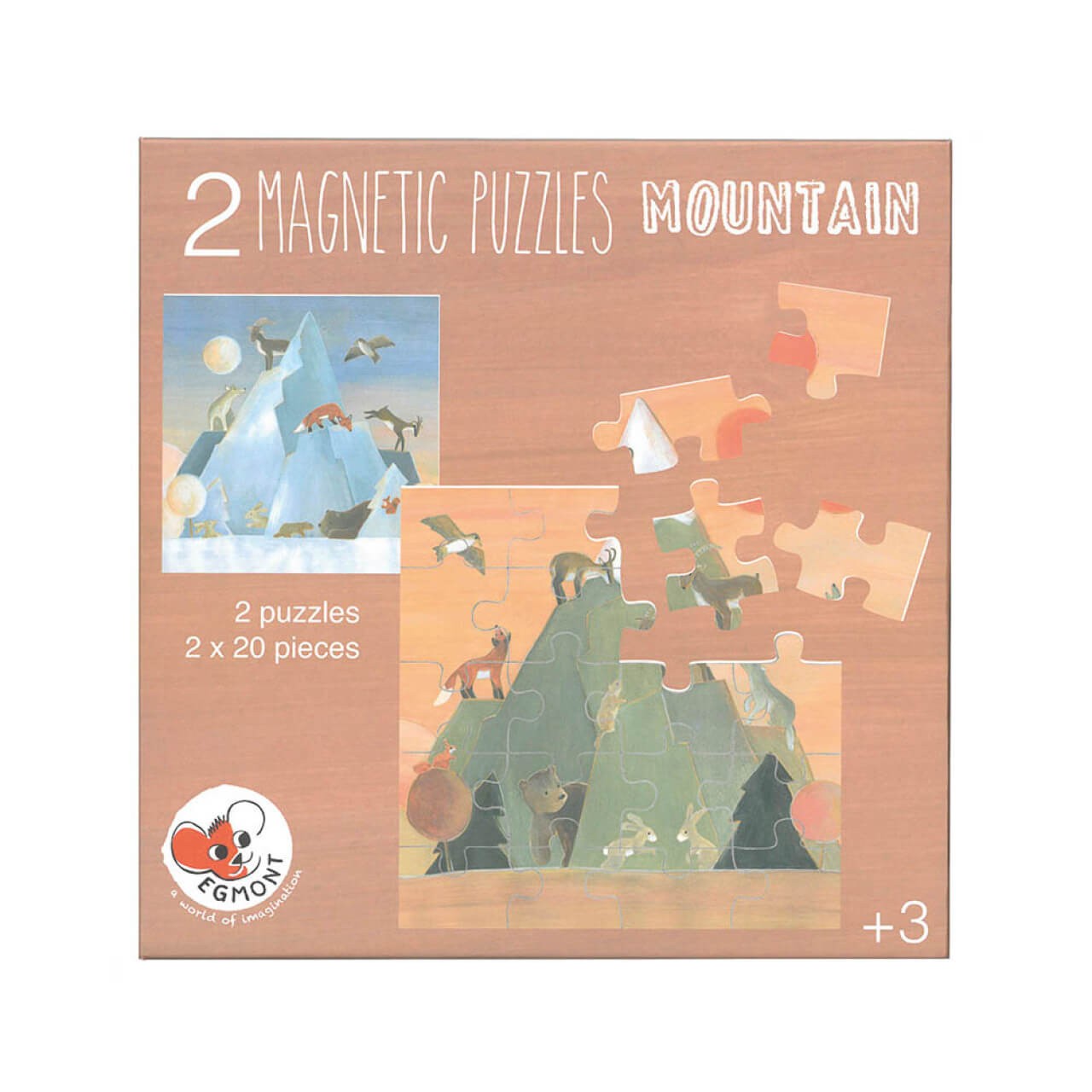 Magnetisches Puzzle-Buch Berge – Abenteuer für kleine Entdecker von EGMONT TOYS