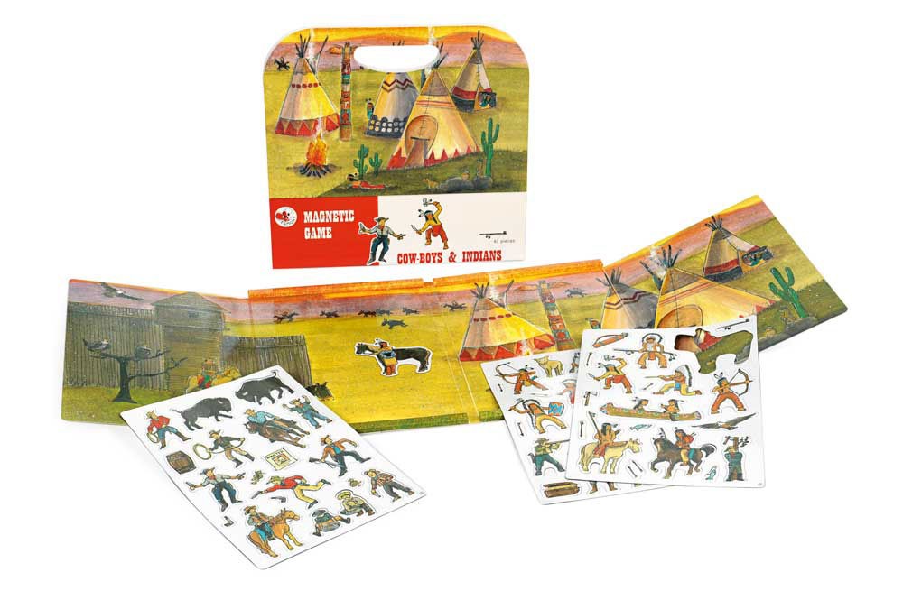 Magnetspiel Cowboy und Indianer von EGMONT TOYS