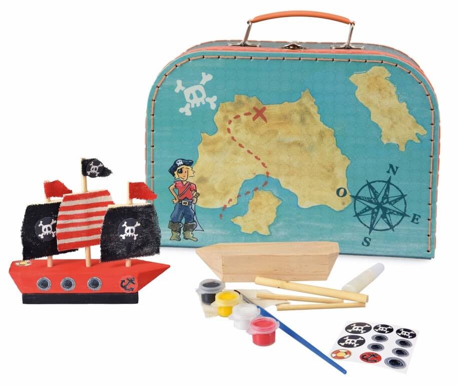 Piratenschiff zum Anmalen - Bastelset im Koffer von EGMONT TOYS