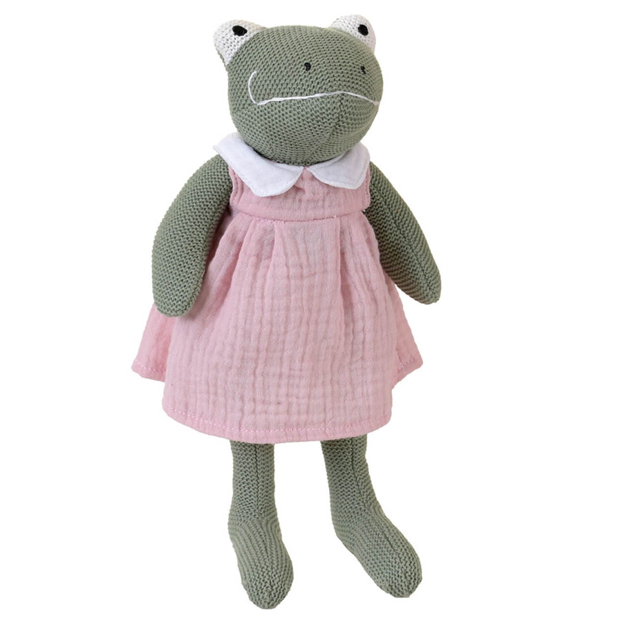 Stofftier Frosch Paulette, mit Rassel, 30cm von EGMONT TOYS