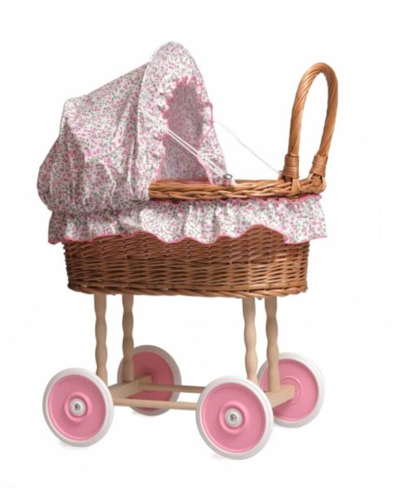 Stubenwagen für Puppen, Design Blümchen von EGMONT TOYS