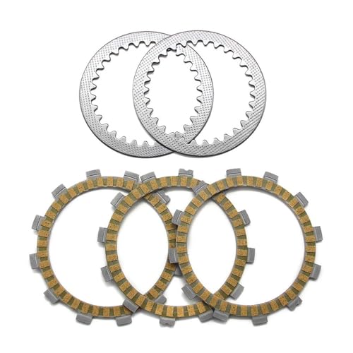 EGRMZ Kompatibel mit TS50X TV50 ZR50 Ken Kex SLKX SKX SMX50 OEM 21441-46000 21441-46010 Motorrad-Kupplungsreibscheiben-Scheibensatz von EGRMZ