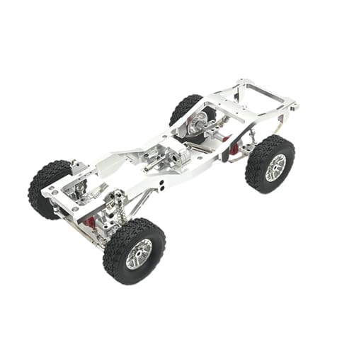 EHJRE 1/12 RC Autoteile Ersetzen Professionelle, Robuste RC Autoform, DIY Zubehör, Autochassis, Einfach zu Installierendes Upgrade für LC79 RC Truck, Silber von EHJRE