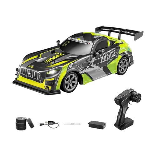 EHJRE 1/16 RC Reifen Automodell Modellfahrzeug 4WD Wiederaufladbare Driftreifen Spielzeug Rennauto für Kinder Erwachsene, GrÜn von EHJRE