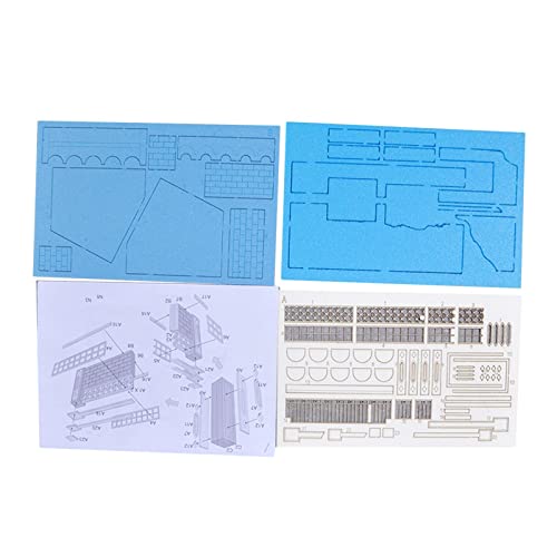 EHJRE 1/35 Modernes Haus Architektur Szenen Holzpuzzle für Zubehör, Stil b von EHJRE