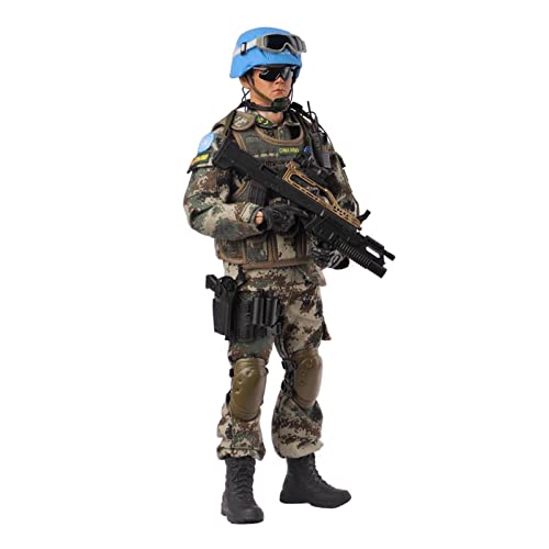 EHJRE 1/6 Actionfigur Armeesoldaten Spielzeug mit Zubehör Figuren Spielsets, 12“ Chinesischer PLA Marine Corps Soldat, Armee grün von EHJRE