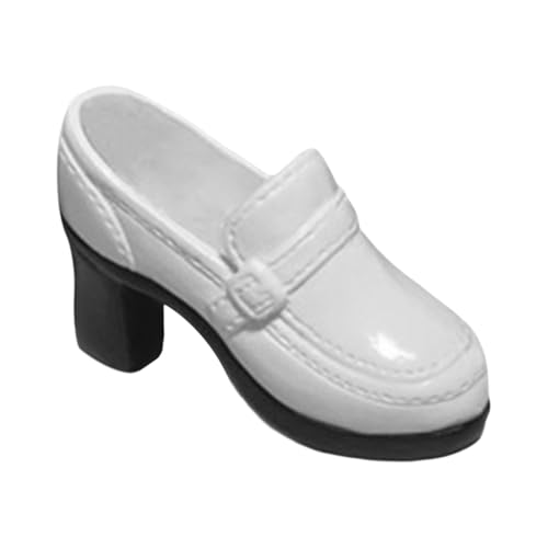 EHJRE 1/6 BJD Puppenschuhe Handgemachte Spielzeug Schuhe Puppenzubehör fürfür 12in Dress up, Weiß von EHJRE