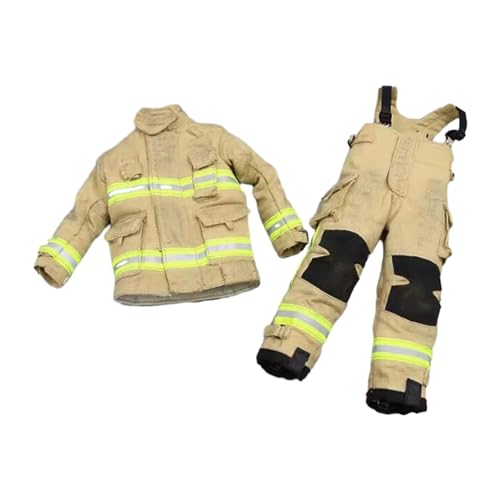 EHJRE 1/6 Feuerwehrmann Kleidung mit Hosenkostüm für 12 Zoll Männliche Soldatenfiguren von EHJRE