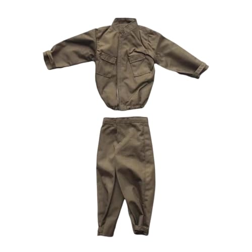 EHJRE 1/6 Kleidung mit Hose Kostüm Langarm Top Uniform Uniformen Anzug fürfür 12in von EHJRE