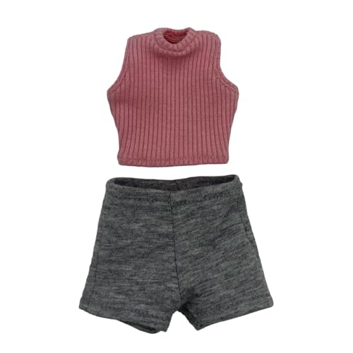 EHJRE 1/6 Tanktop mit Sommershorts, lässiges Oberteil, verkleiden Sie Mini-Sommertops für 12 Zoll, Grau EHJRE 1/6 Tanktop mit Sommershorts, lässiges Oberteil, verkleiden Sie Mini-Sommertops für 12 Zoll, Grau von EHJRE