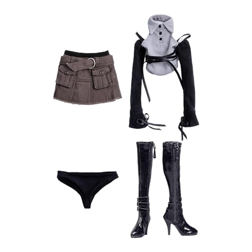 EHJRE 1/6 Weibliche Puppe Kleidung Set Kurzen Rock Uniform für 12'' Action Figuren ACCS von EHJRE