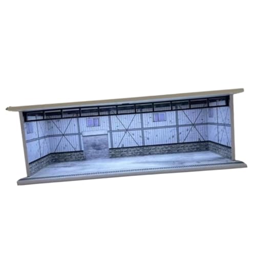 EHJRE 1/64 Parkplatz Szene Vitrine mit Lichter Acryl Diecast Auto Garage von EHJRE