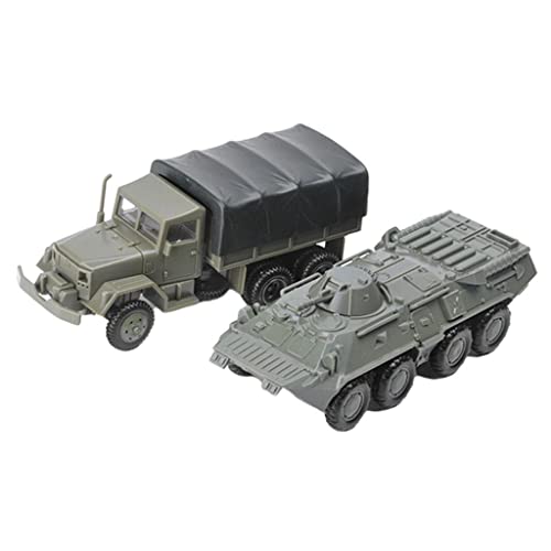 EHJRE 1/72 Gepanzerter Personentransporter M35 Truck & 80 Tank Modellfahrzeug Szene von EHJRE