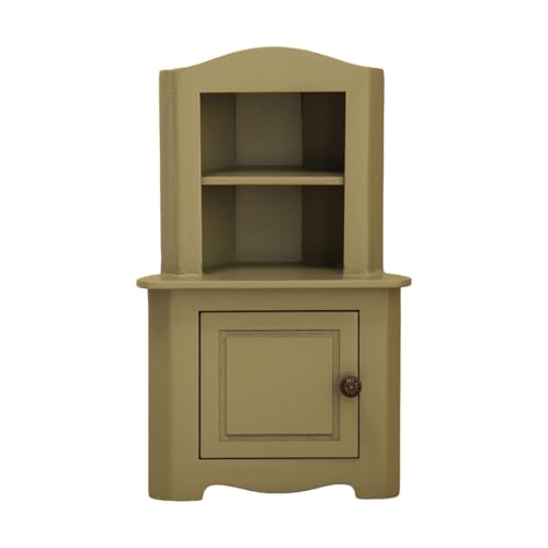 EHJRE 1:12 Skala Dollhouse Storage Unit Miniatur Bücherregal für Dekorative Anzeigen, GrÜn von EHJRE