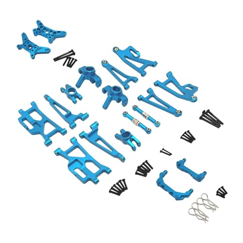 EHJRE 1:14 RC Auto Metall Upgrade Kits Karosseriesäule R Pins Lenkbecher für 14209, Blau von EHJRE