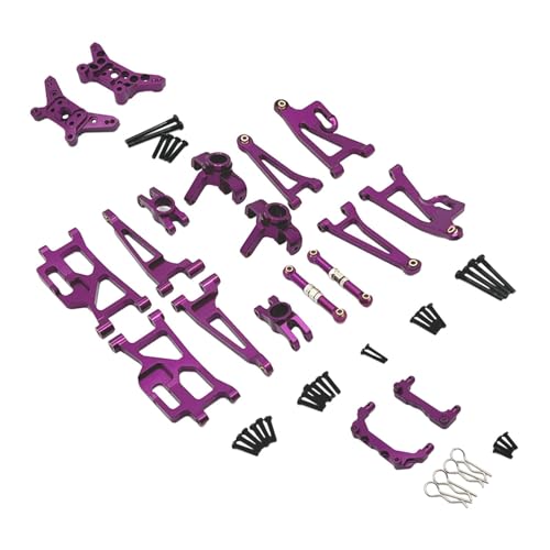 EHJRE 1:14 RC Auto Metall Upgrade Kits Karosseriesäule R Pins Lenkbecher für 14209, violett von EHJRE