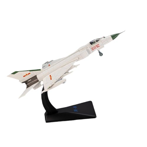 EHJRE 1:72 F8 Druckguss Kampfflugzeugmodell, Kampfjet Modell, Ornament, Pädagogisches Flugzeugmodell mit Sockel für Das Home Office, Bücherregal, Bar von EHJRE