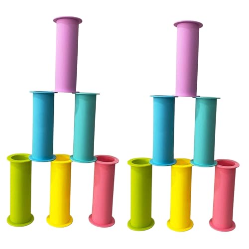 EHJRE 12pcs Stacking Cup Set für Kinderentwicklungsspielzeug für 1 Jahre Alte Jungen Mädchen von EHJRE