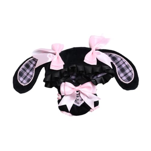 EHJRE 15 cm Plüsch Puppe Kleidung Kuscheltiere Zubehör Kapuzen Body Weiche DIY Foto Requisiten Puppe Kleidung Niedlich für Kinder, Rosa von EHJRE