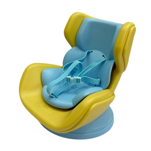 EHJRE 17 cm Puppenautositz, Autositzdekor, Puppenzubehör, Puppenautodekoration für Kinder Im Alter von 5 6 7 8, Blau von EHJRE