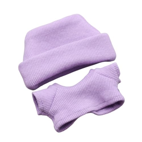 EHJRE 2 Stück 17/15 cm Puppenkleidung, Hut Und T Shirt. Einzigartiges Gestalten Sie Ihre Eigenen Puppenkostüme Und Outfits für Figuren mit Einer Größe von 5, Violett EHJRE 2 Stück 17/15 cm Puppenkleidung, Hut Und T Shirt. Einzigartiges Gestalten Sie Ihre Eigenen Puppenkostüme Und Outfits für Figuren mit Einer Größe von 5, Violett von EHJRE