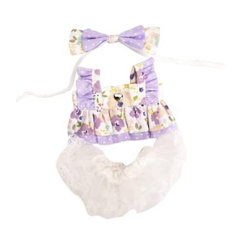 EHJRE 20cm Puppenkleid Puppenkleidung für Kleine Mädchen Geschenk Fantasie Stilvolles Weiches Puppenzubehör Kleidung Kostüme Puppenoutfit, Style F von EHJRE