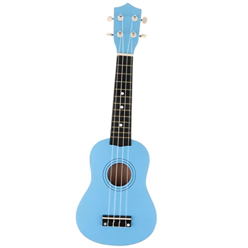 EHJRE 21 Zoll Professionelle Linde Ukulele Instrument Kit Studenten Anfänger, Blau von EHJRE