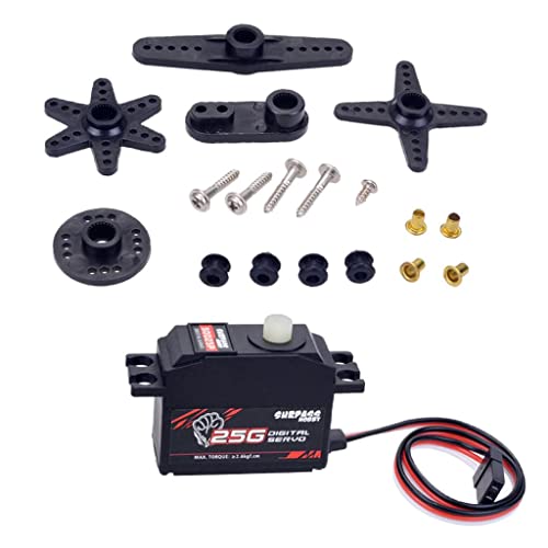 EHJRE 25g Kunststoffgetriebe Servo /12 RC Auto RC Boot Roboter, S0025P von EHJRE