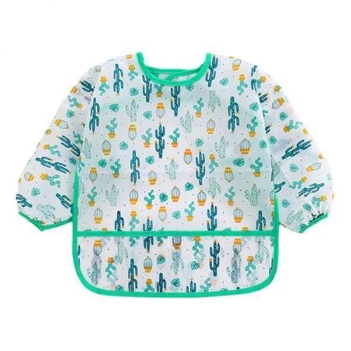 EHJRE 2X Baby Fütterung Lätzchen Abwischen Wasserdicht Langarm Mittagessen Schürze Fütterung Smock für Baby Bib von EHJRE