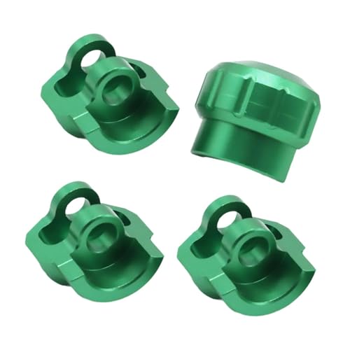 EHJRE 4Pcs 1/8 1/7 Shock Cap Protector RC Stoßdämpfer Kappe Upgrades Teil Protector Guards für Ara106048, GrÜn von EHJRE