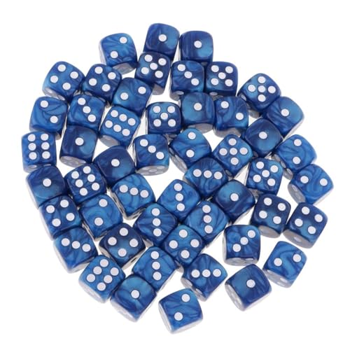 EHJRE 50x 16 Spiele 6 Gepunktete RPG Gaming Liebhaber Geschenke, Blau von EHJRE