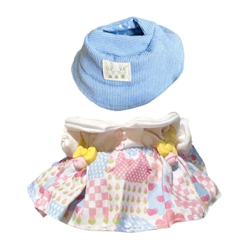 EHJRE 6 Zoll Puppenkleidung, Puppenkleidung für Mädchen, Puppenkleid, süßer Puppenkleidungsanzug für Kinder, Stil b von EHJRE