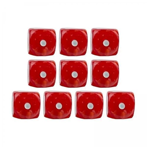 EHJRE 6X 6 Seitiges Würfelset, Party Geschenk Spielwürfel von EHJRE