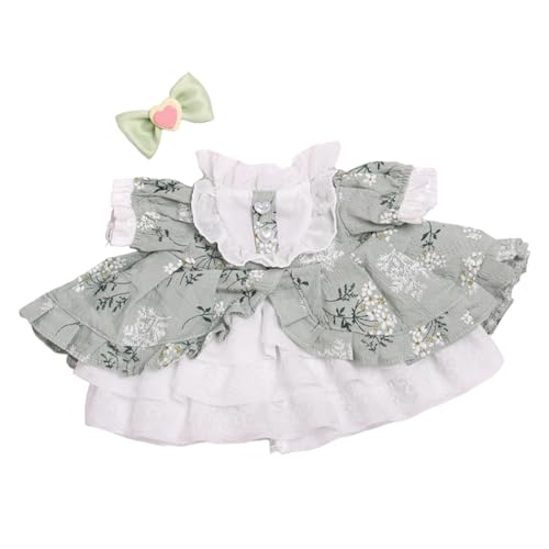 EHJRE Ärmelloses Kleid für Plüschpuppen, Puppen Outfit, Dekoration, Süße Foto Requisiten, Zum Anfassen für Kinder, Kostüme, Puppenkleidungsset für 38 cm Gro, Kleid von EHJRE