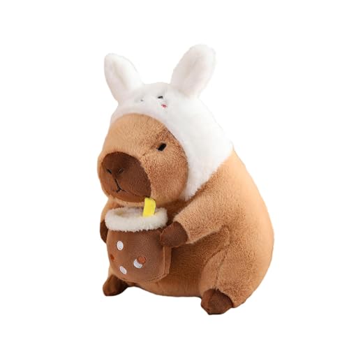 EHJRE Capybara plüschtier, Kuscheltier, Dekoratives Valentinstagsgeschenk, für Erwachsene Und Teenager, Kuscheltier Baby, Kaninchen 30cm von EHJRE