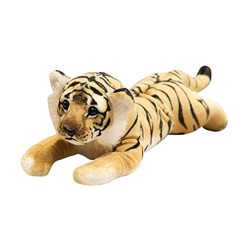 EHJRE Cartoon Plüsch Tiere Spielzeug Kuscheltiere Spielzeug Schlafkissen Puppe für Schlafzimmer Sofa Dekor Kinder Geschenk, Tiger 48cm von EHJRE