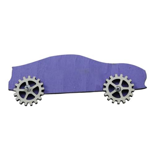 EHJRE DIY Busy Board Auto Form Motorik Montessori Spielzeug für Reisen Kindergarten Spielzeug, violett von EHJRE