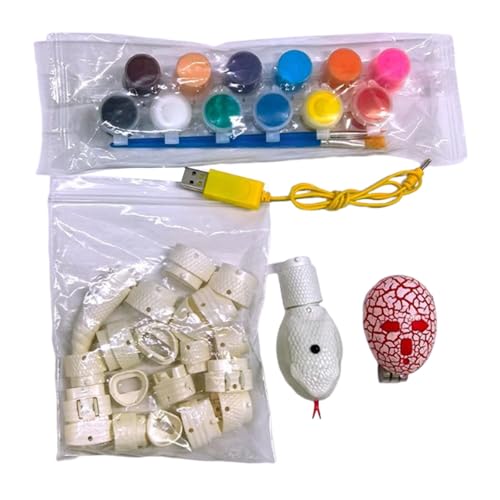 EHJRE DIY Fernbedienung Schlange RC Tier Infrarot Smart Sensing Elektronische RC Schlange Spielzeug, Klapperschlange EHJRE DIY Fernbedienung Schlange RC Tier Infrarot Smart Sensing Elektronische RC Schlange Spielzeug, Klapperschlange von EHJRE