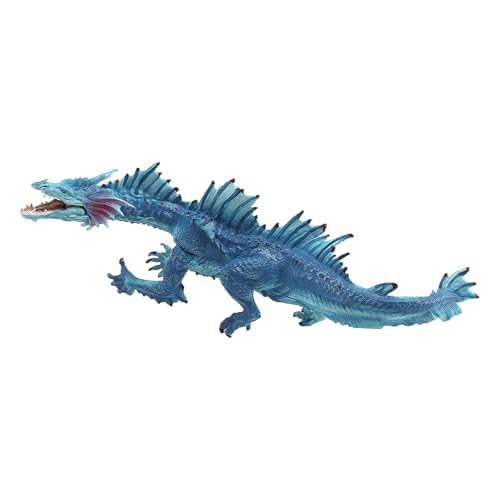 EHJRE Dinosaurier-Actionfigur, Spielzeug, Tierfigur, Modellsammlungen, Zubehör, simuliertes Dinosaurierspielzeug, sensorisches Spielzeug für, Blau von EHJRE