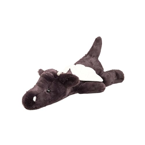 EHJRE Fliegender Drache Plüschtier, Kuscheliges Plüschtier, Entzückendes Tierplüschtier, Kinderplüschpuppe, Kreative Geschenke, Braun, 52 cm von EHJRE