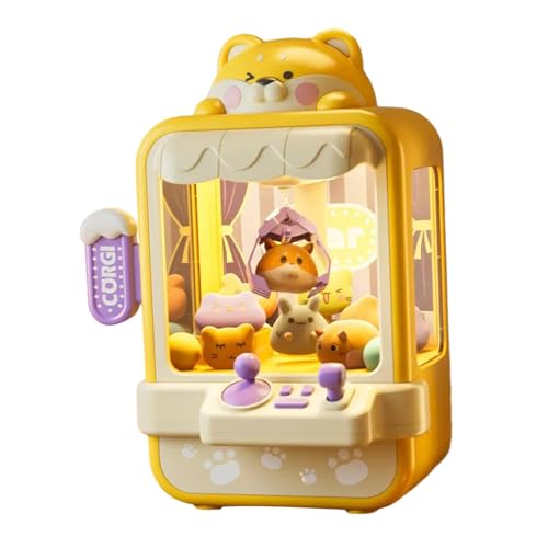 EHJRE Greifautomat, Arcade Spielzeug, Preisspender, Verkaufsspielzeug, 60er Jahre, Lustige Herausforderung, Handkurbel, Greifpuppe, Spielzeug für Jungen Und, Gelb EHJRE Greifautomat, Arcade Spielzeug, Preisspender, Verkaufsspielzeug, 60er Jahre, Lustige Herausforderung, Handkurbel, Greifpuppe, Spielzeug für Jungen Und, Gelb von EHJRE