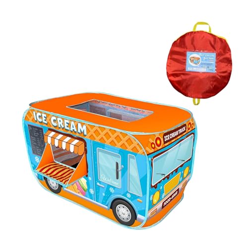 EHJRE Ice Cream Car Tent, Faltbares Leichtes Gewicht, Rollenspiel, So Tun, Als Spielen, Kreativ, Kinder Spielen Zelt für Indoor Outdoor, Kinder, Kinder von EHJRE