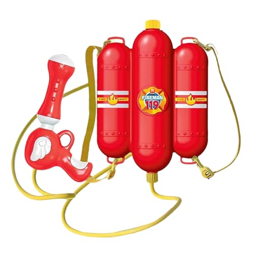 EHJRE Kinderrucksack Wasserspielzeug für Den Außenbereich, Poolspielzeug, Kindergeschenk, Feuerwehrmann Rollenspiel, Feuerwehrmann Rollenspiel für Den Stran, Flaschen EHJRE Kinderrucksack Wasserspielzeug für Den Außenbereich, Poolspielzeug, Kindergeschenk, Feuerwehrmann Rollenspiel, Feuerwehrmann Rollenspiel für Den Stran, Flaschen von EHJRE