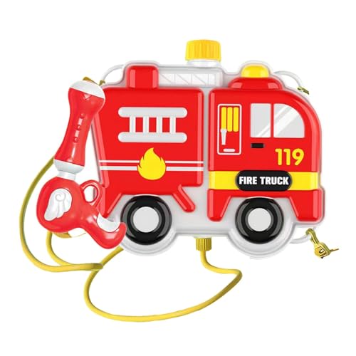 EHJRE Kinderrucksack Wasserspielzeug für Den Außenbereich, Poolspielzeug, Kindergeschenk, Feuerwehrmann Rollenspiel, Feuerwehrmann Rollenspiel für Den Stran, Lastwagen EHJRE Kinderrucksack Wasserspielzeug für Den Außenbereich, Poolspielzeug, Kindergeschenk, Feuerwehrmann Rollenspiel, Feuerwehrmann Rollenspiel für Den Stran, Lastwagen von EHJRE