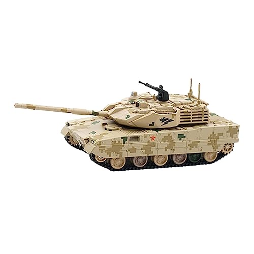 EHJRE Leichtes Panzermodell Aus Druckgusslegierung Im Maßstab 1:64, Sammlerstück, Fertigmodell für Tischszenen Display, Lernspielzeug, Beige von EHJRE