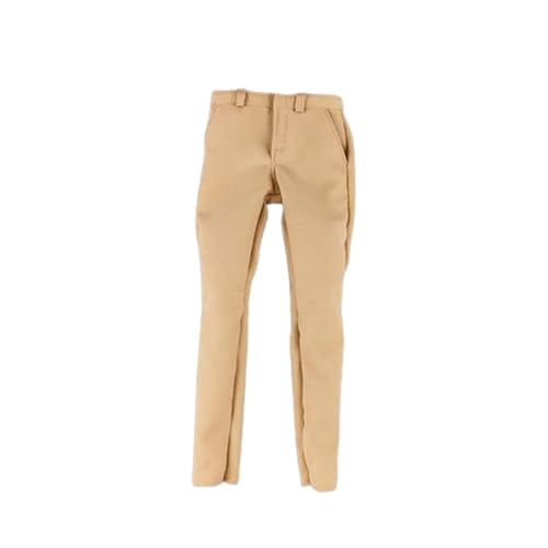 EHJRE Männliche Figurenhosen von 1/6 Skala, Minihosen, Miniaturhose für 12 '' Aktionszahlen, Beige von EHJRE