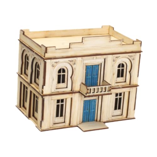 EHJRE Modellbausatz für EIN Holzhaus – 3D Puzzle Zum Selbermachen für Erwachsene Und Kinder, 2 Stockwerke von EHJRE