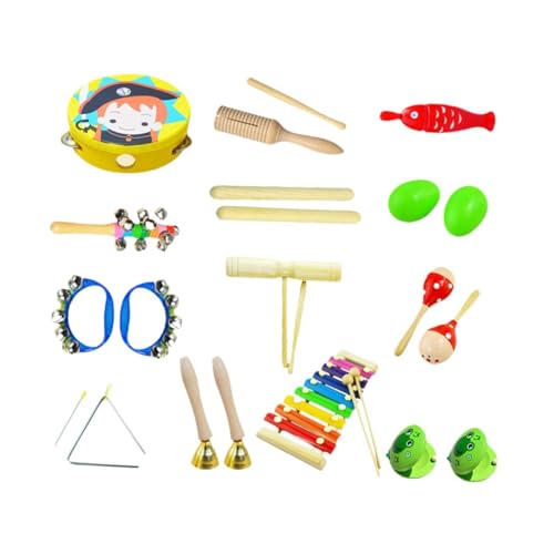 EHJRE Musikinstrumente für Kleinkinder, Holzschlaginstrumente, Musiklehrmittel, Pädagogisches Musikspielzeug für Geschenkkinder, Style B von EHJRE