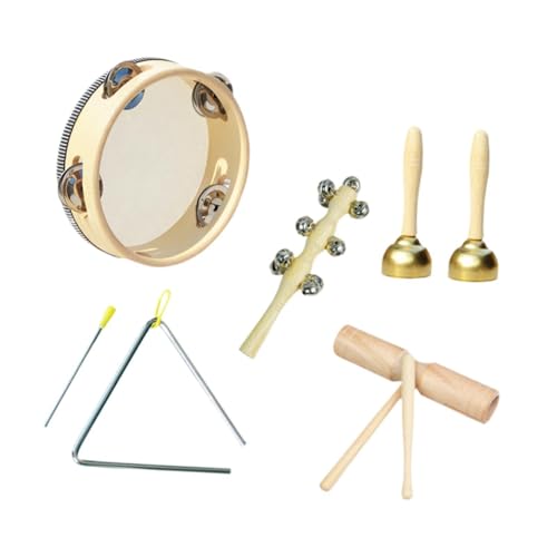 EHJRE Musikinstrumenten Set für Kleinkinder, Percussion Spielzeug Aus Holz für Die Entwicklung, Style A von EHJRE