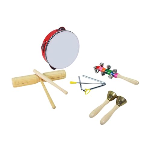 EHJRE Musikinstrumenten Set für Kleinkinder, Percussion Spielzeug Aus Holz für Die Entwicklung, Style G von EHJRE